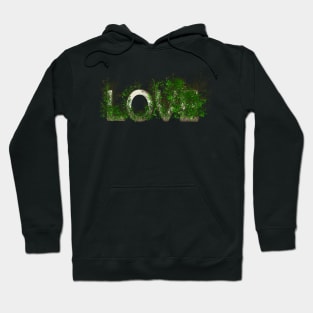Love Garden Word Design Hoodie